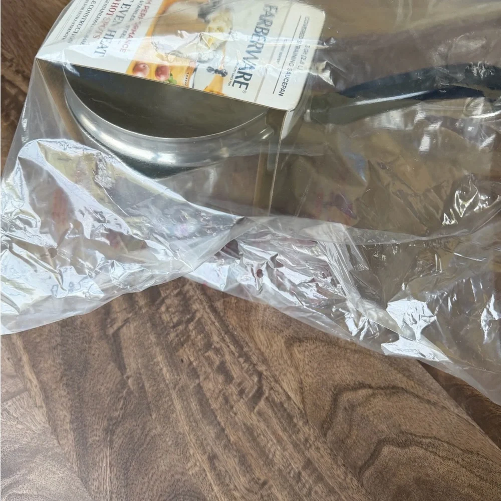Faberware 3qt straining saucepan new in package